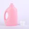 분홍색 액체 세탁 세제 용기 HDPE 빈 조수 병 5L